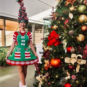 Ugly Christmas sweater dress